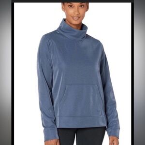 Under Armour Women's Slate Blue Funnel Neck Pullover